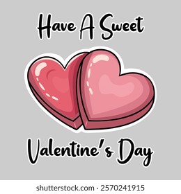 Sweet Valentine's Day Greeting, Romantic Valentine's Day Card