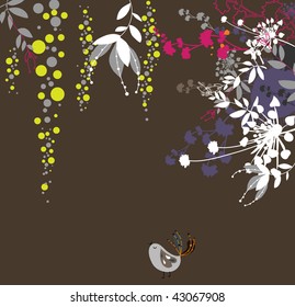 sweet vector abstract floral
