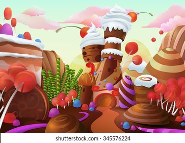 Sweet vector background