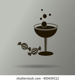 sweet vector icon