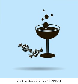 sweet vector icon