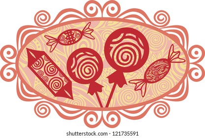 sweet vector illustration