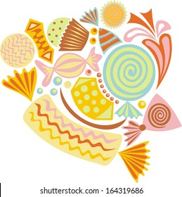 Sweet vector illustration