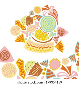 Sweet vector illustration