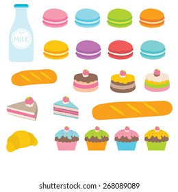 Sweet. Vector illustration