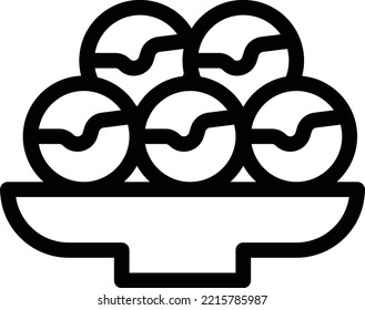 sweet   Vector illustration on a transparent background. Premium quality symmbols. Thin line vector icons for concept and graphic design. 
