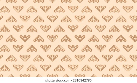 sweet vintage chocolate heart pattern background
