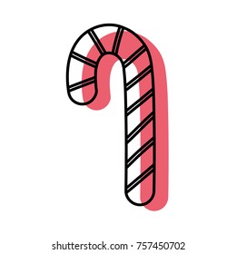 sweet walking stick christmas decoration