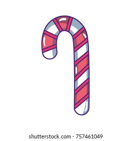 sweet walking stick christmas decoration