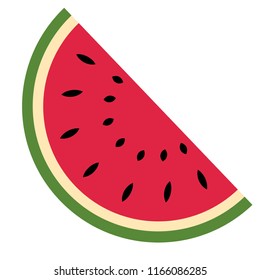 sweet watermelon vector