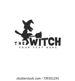 Sweet Witch Vector Illustration Logo Design