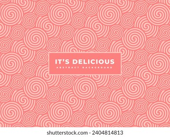 Sweet wrapper vector design geometric line circle abstract background seamless pattern vector design