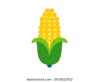 sweetcorn illustration for coloring book template, sweet corn for kids worksheet printable