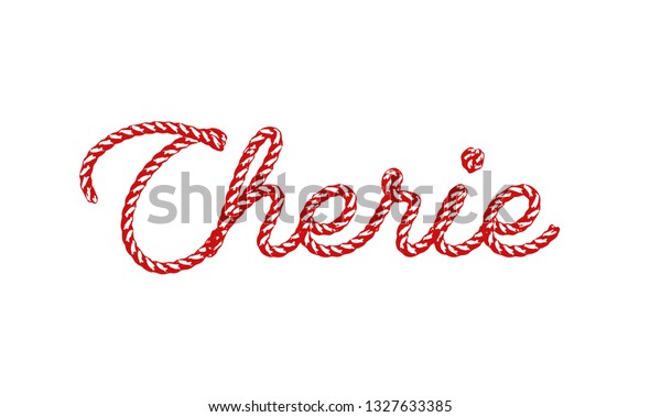 Sweetheart French Stock Vector Royalty Free 1327633385