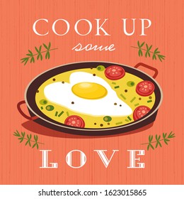 Sweetheart holiday vector design element. Valentine day funny greeting card party poster background. Love inspired cute card, printable Valentines. Romantic loved phrase graphic cartoon illustration