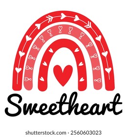 Sweetheart Valentine's Day T-Shirt – Cute Love Shirt for Couples Perfect Gift