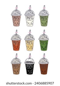 Sweetie drinks and dessert so yummy