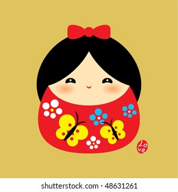 sweetie kokeshi girl