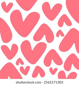 SweetLove background with red heart shape on the white background in the concept of love for element, wallpaper, banner, card,  sweet and romantic moments