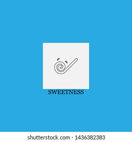 sweetness icon sign signifier vector