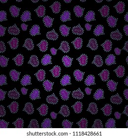 Sweets background design. Vector illustration. Nice birthday background on brown, gray and white. Seamless pattern with sweet Cupcakes pattern.