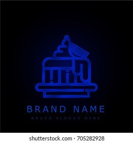 Sweets blue chromium metallic logo