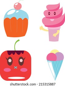 Sweets and candies Cute