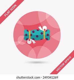 Sweets and candies flat icon 