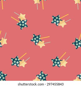 Sweets and candies flat icon,eps 10 seamless pattern background