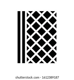 sweets and candy related lined biscuit vector in solid design