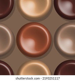 sweets candy toffees vector seamless pattern