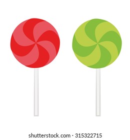 Sweets Candy vector illustration isolated on white background