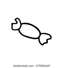 Süße süße Doodle-Symbol einzeln