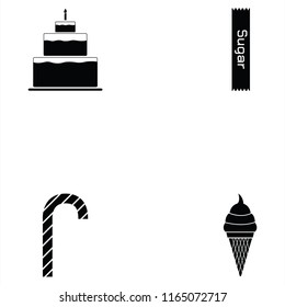 sweets icon set
