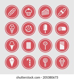 Sweets icon set