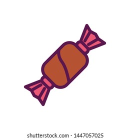 sweets icon, vector illustration isolated on white background