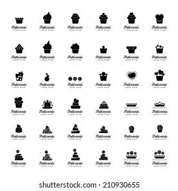 Sweets Icons Set - Isolated On White Background - Vector Illustration, Graphic Design Editable For Your Design