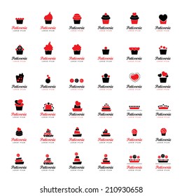 Sweets Icons Set - Isolated On White Background - Vector Illustration, Graphic Design Editable For Your Design