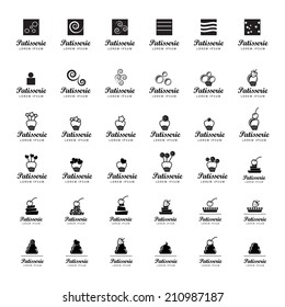 Sweets Icons Set - Isolated On White Background - Vector Illustration, Graphic Design Editable For Your Design