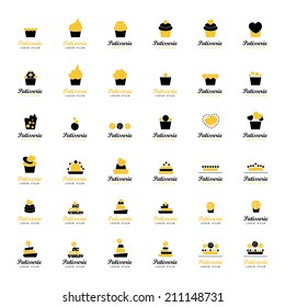 Sweets Icons Set - Isolated On White Background - Vector Illustration, Graphic Design Editable For Your Design