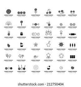 Sweets Icons Set - Isolated On White Background - Vector Illustration, Graphic Design Editable For Your Design