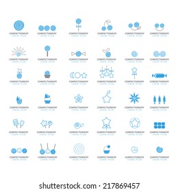 Sweets Icons Set - Isolated On White Background - Vector Illustration, Graphic Design Editable For Your Design