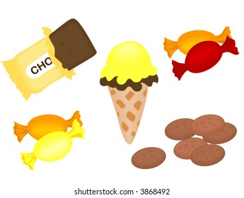 Sweets Icons - Vector