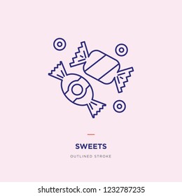 Sweets Line Icon