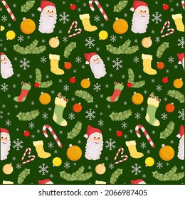 Sweets and Santa Christmas Decorations Patterns You Can Use For Christmas Designs