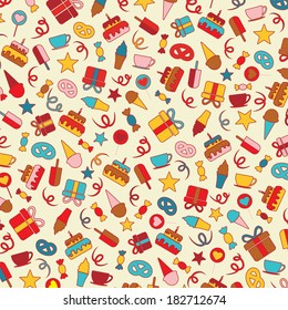 Sweets seamless background
