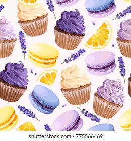 Sweets seamless pattern