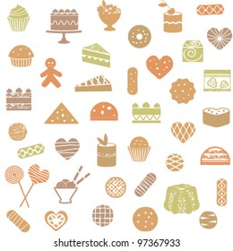 Sweets seamless pattern 6