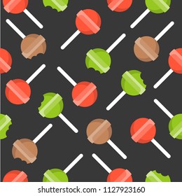 Sweets seamless pattern for use as wrapping paper gift or background