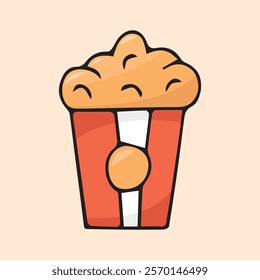 sweets. sweet food. colored icons on the theme of sweets. candy. ice cream. vector. doodle. a set of goodies. a template for creating a poster. cake. a cupcake. hats made of cream.